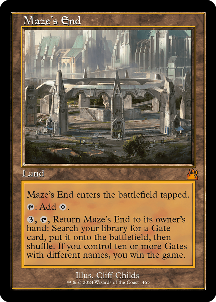 Maze's End (Retro Frame) (RVR-465) - Ravnica Remastered