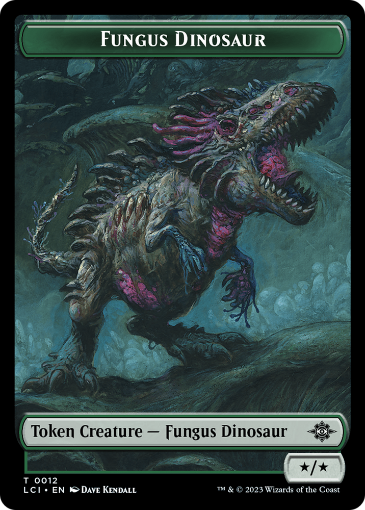 Fungus Dinosaur (TLCI-012) - The Lost Caverns of Ixalan Tokens