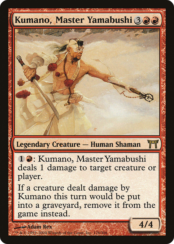 Kumano, Master Yamabushi (CHK-176) - Champions of Kamigawa Foil