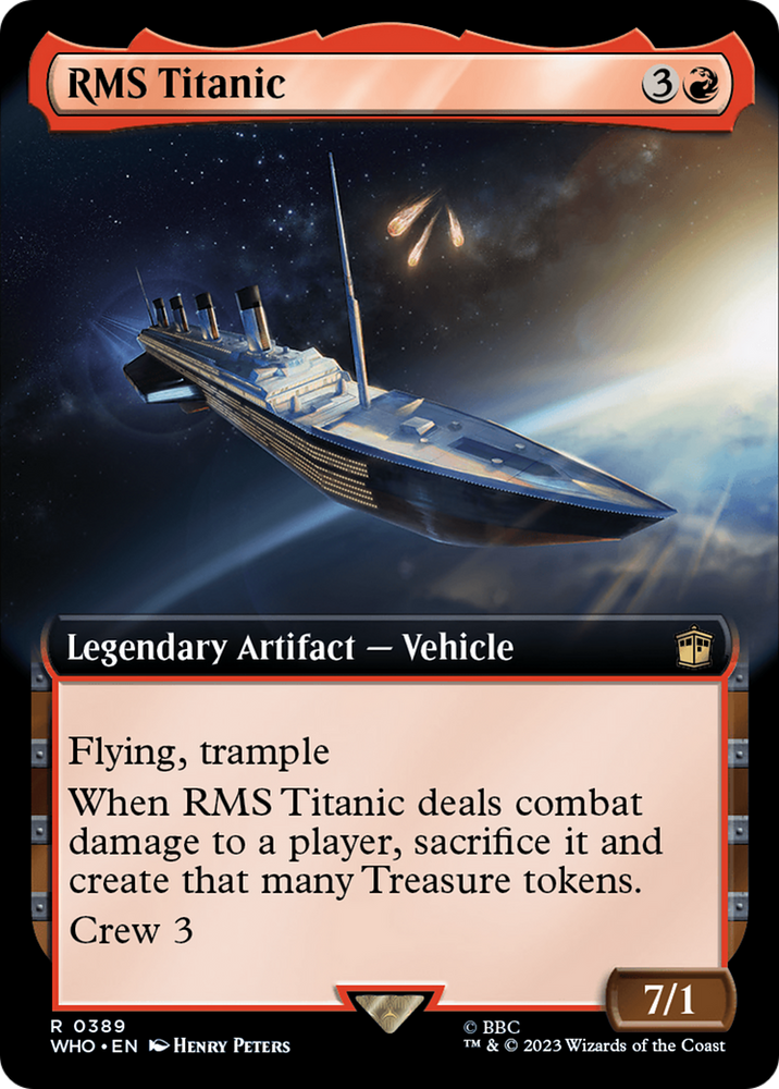RMS Titanic (Extended Art) (WHO-389) - Doctor Who: (Extended Art) Foil