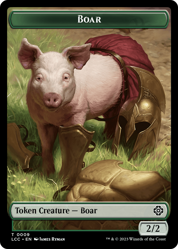 Boar (TLCC-009) - The Lost Caverns of Ixalan Commander Tokens