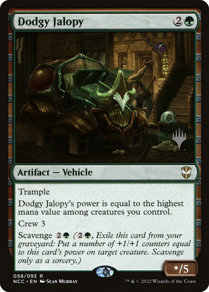 Dodgy Jalopy (PPSNC-58P) - New Capenna Commander Promos Foil