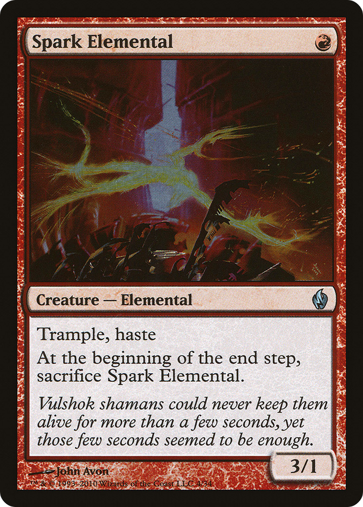 Spark Elemental (PD2-004) - Premium Deck Series: Fire and Lightning Foil