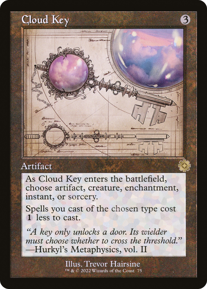Cloud Key (Schematic) (BRR-075) - The Brothers' War Retro Artifacts