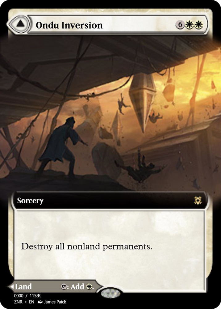 Ondu Inversion // Ondu Skyruins (PRM-83870) - Magic Online Promos Foil