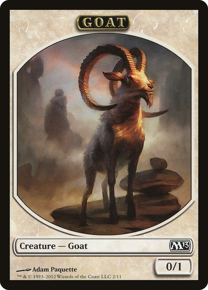 Goat Token (M13-002) - Magic 2013 Tokens