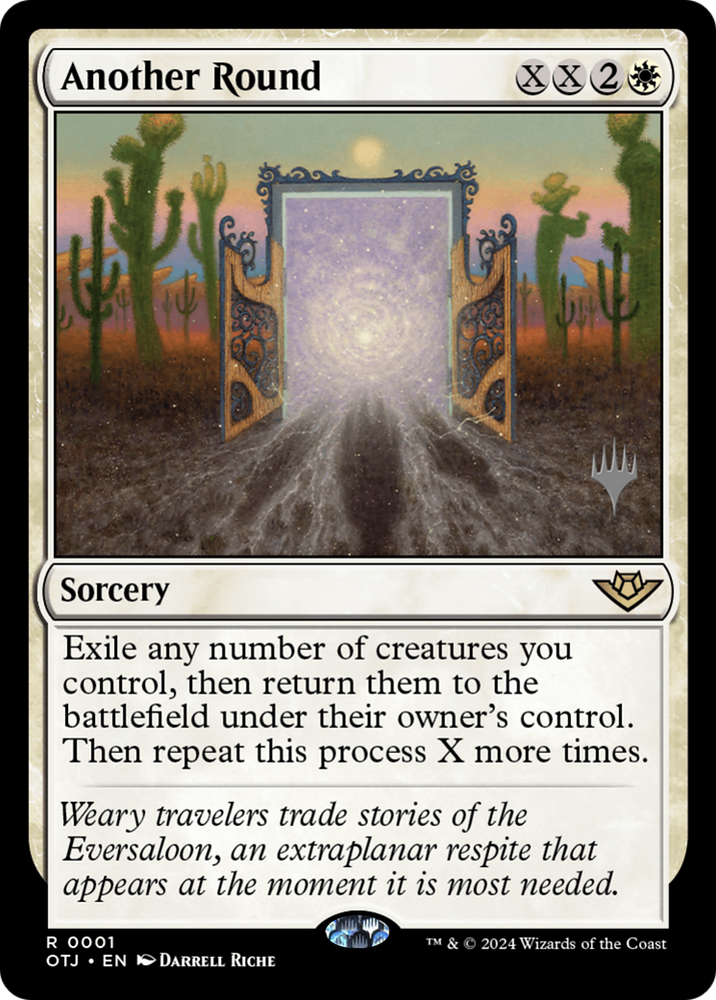 Another Round (PPOTJ-001) - Outlaws of Thunder Junction Promos Foil