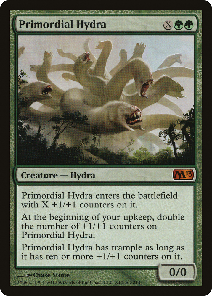 Primordial Hydra (MEDIA-001) - Duels of the Planeswalkers 2013 Promos