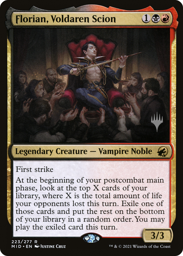 Florian, Voldaren Scion (PPMID-223P) - Innistrad: Midnight Hunt Promos
