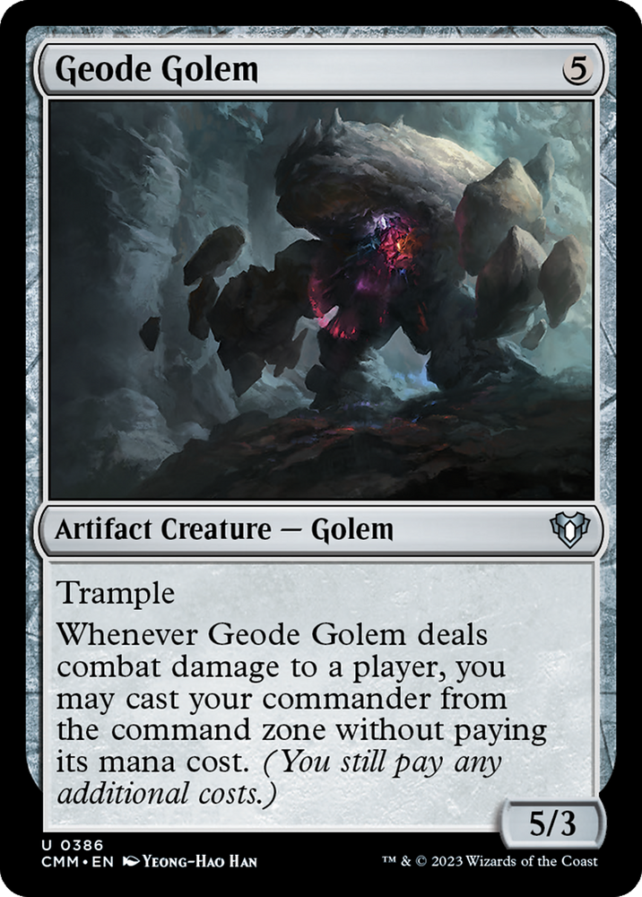 Geode Golem (CMM-386) - Commander Masters