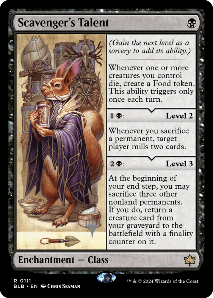 Scavenger's Talent (PPBLB-111) - Bloomburrow Promos Foil