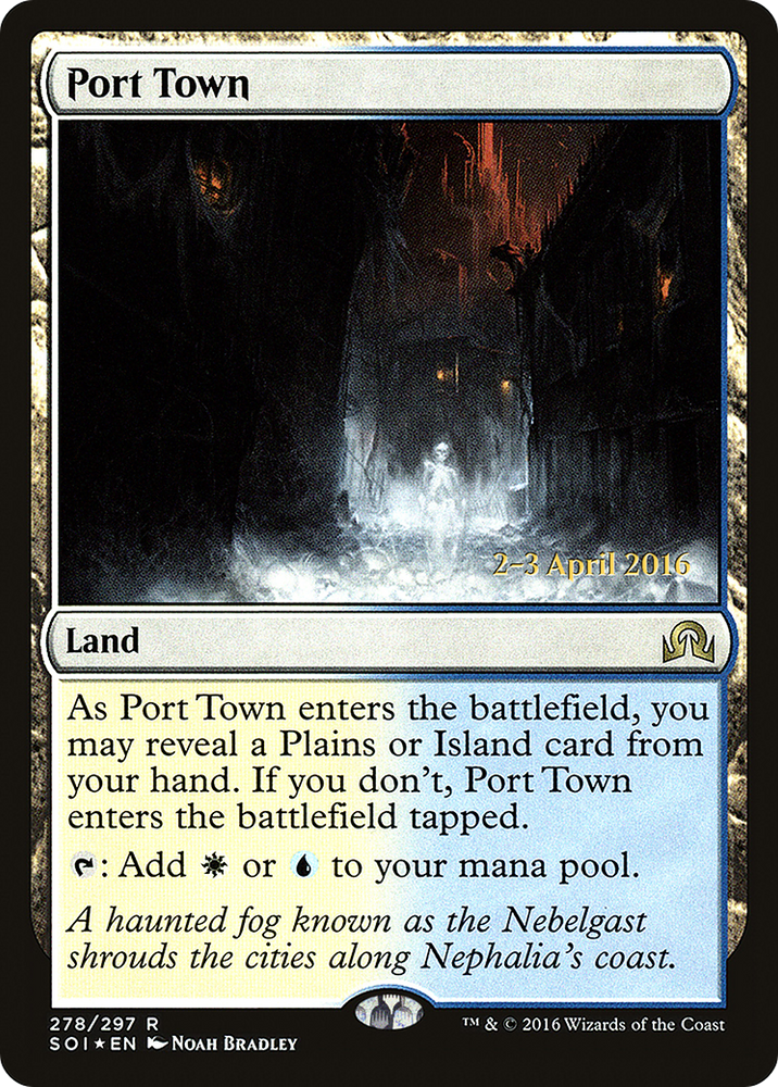 Port Town (PRE-278) - Shadows over Innistrad Promos Foil