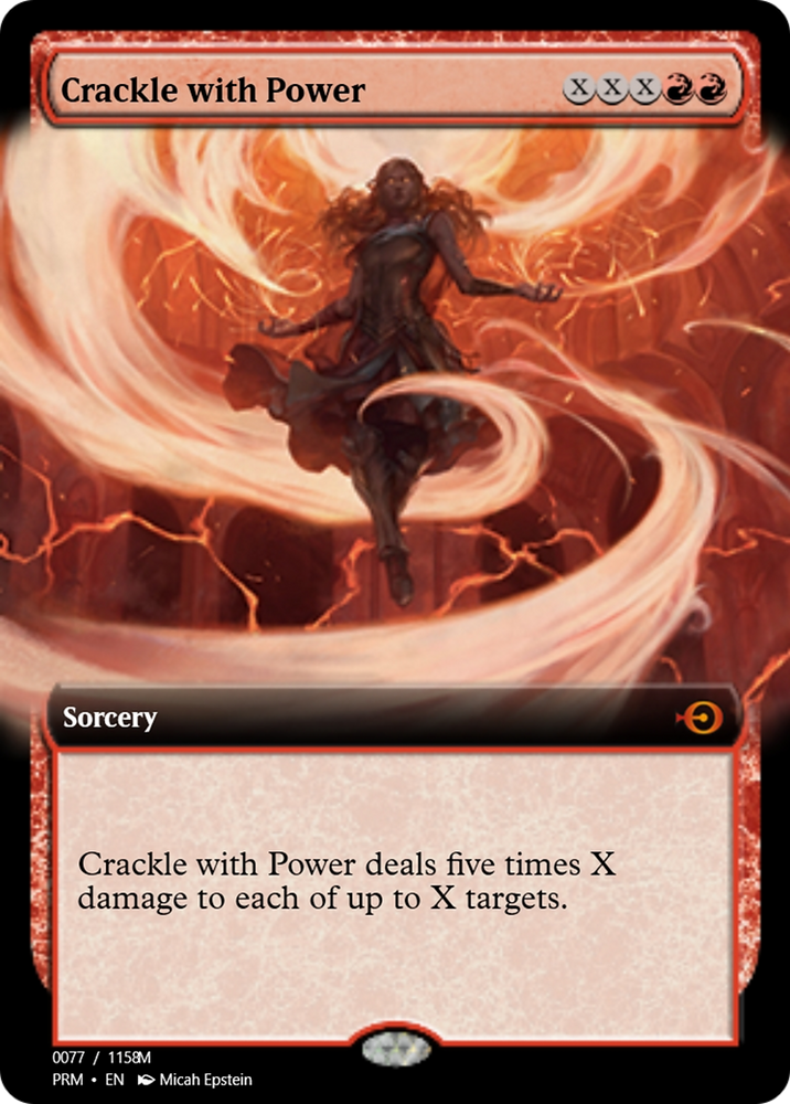 Crackle with Power (PRM-90126) - Magic Online Promos Foil