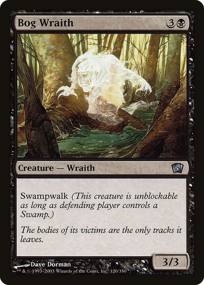 Bog Wraith (8ED-120★) - Eighth Edition Foil