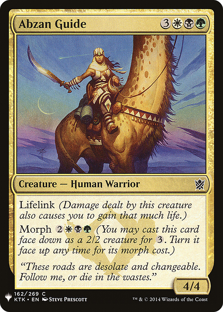 Abzan Guide (LIST-KTK-162) - The List