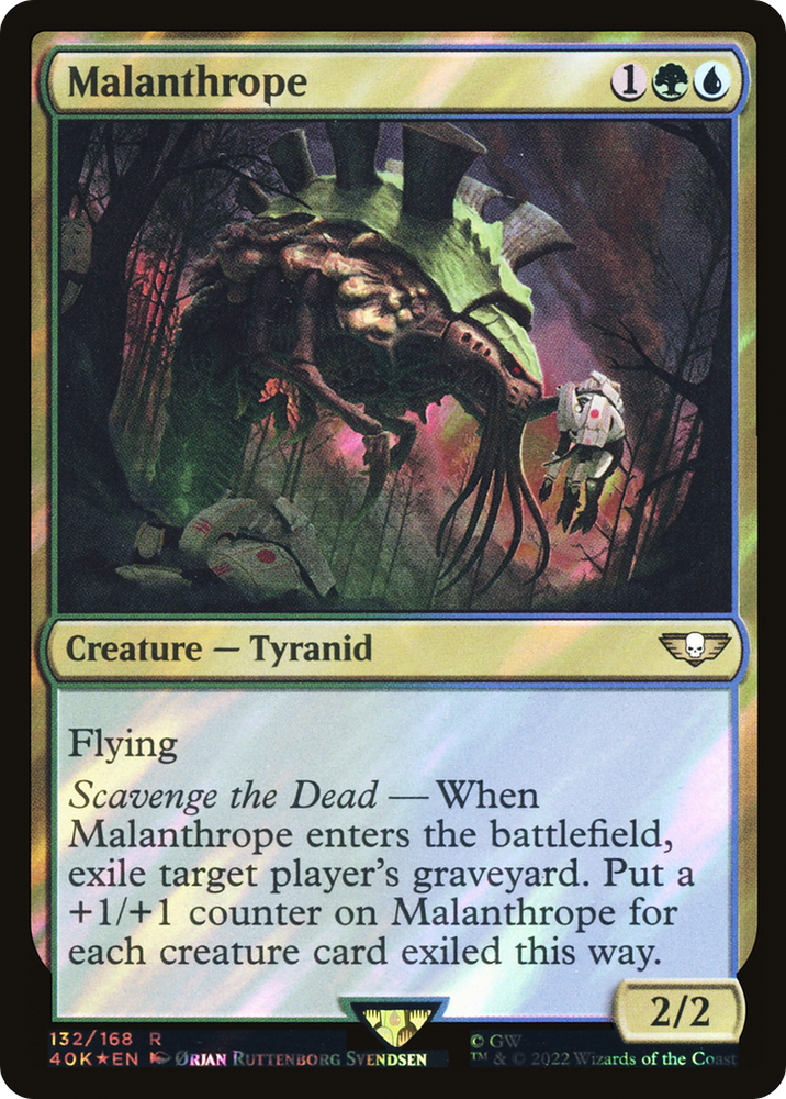 Malanthrope (Surge Foil) (40K-132★) - Warhammer 40,000 Commander Foil