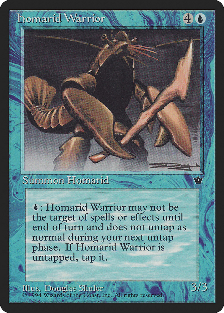 Homarid Warrior (Shuler) (FEM-22C) - Fallen Empires