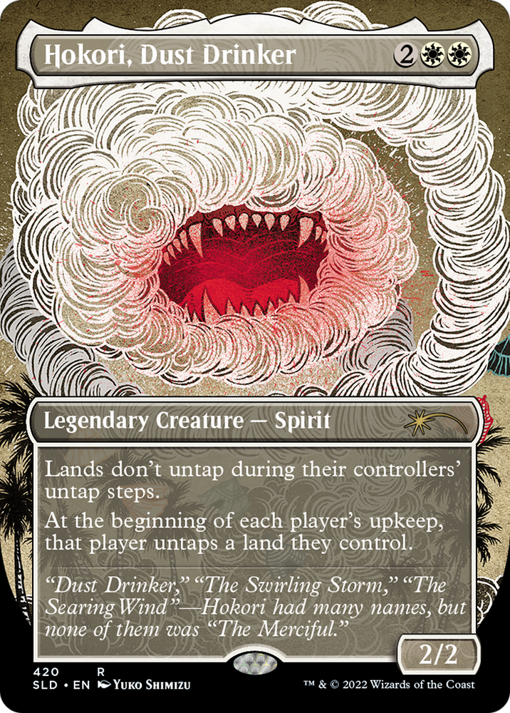 Hokori, Dust Drinker (Borderless) (SLD-420) - Secret Lair Drop (Borderless) Foil