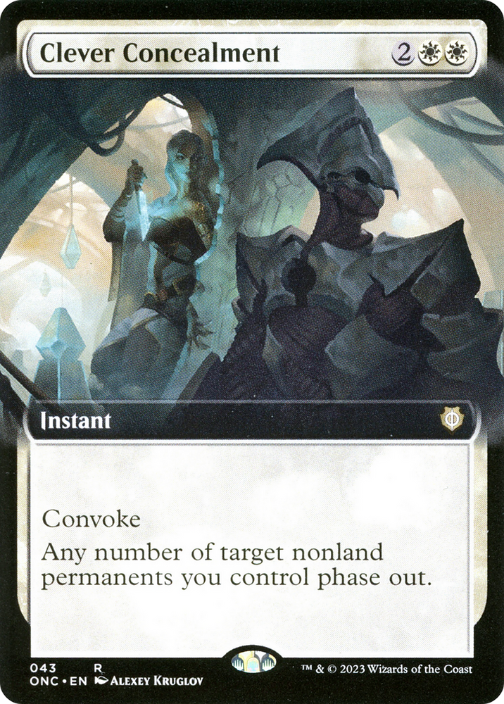 Clever Concealment (Extended Art) (ONC-043) - Phyrexia: All Will Be One Commander: (Extended Art)