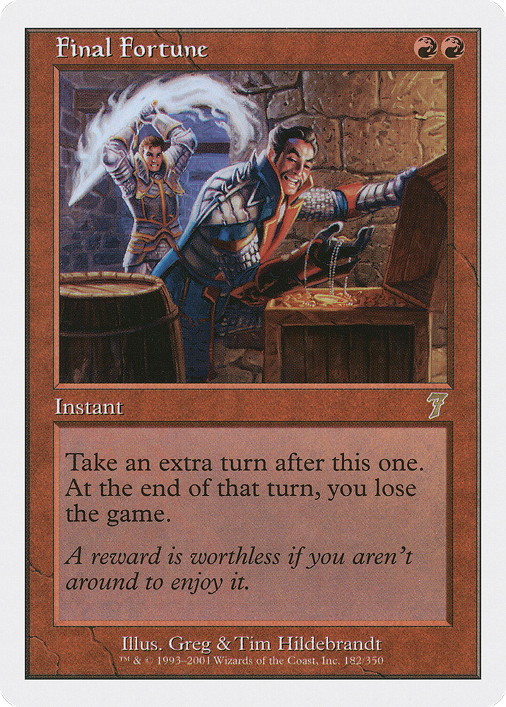 Final Fortune (7ED-182) - Seventh Edition