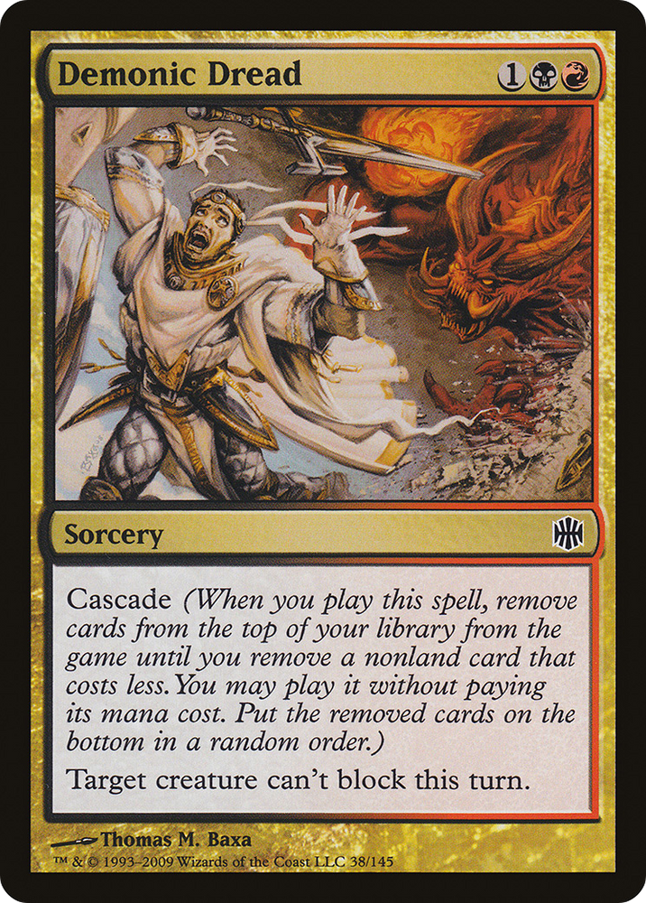 Demonic Dread (ARB-038) - Alara Reborn