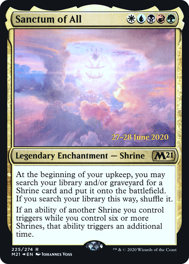 Sanctum of All (PRE-225) - Core Set 2021 Promos Foil