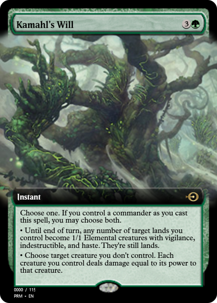 Kamahl's Will (PRM-86060) - Magic Online Promos