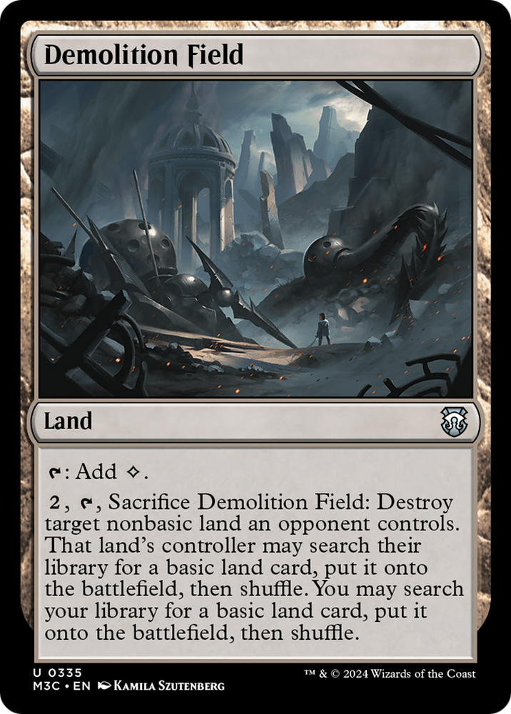 Demolition Field (M3C-335) - Modern Horizons 3 Commander