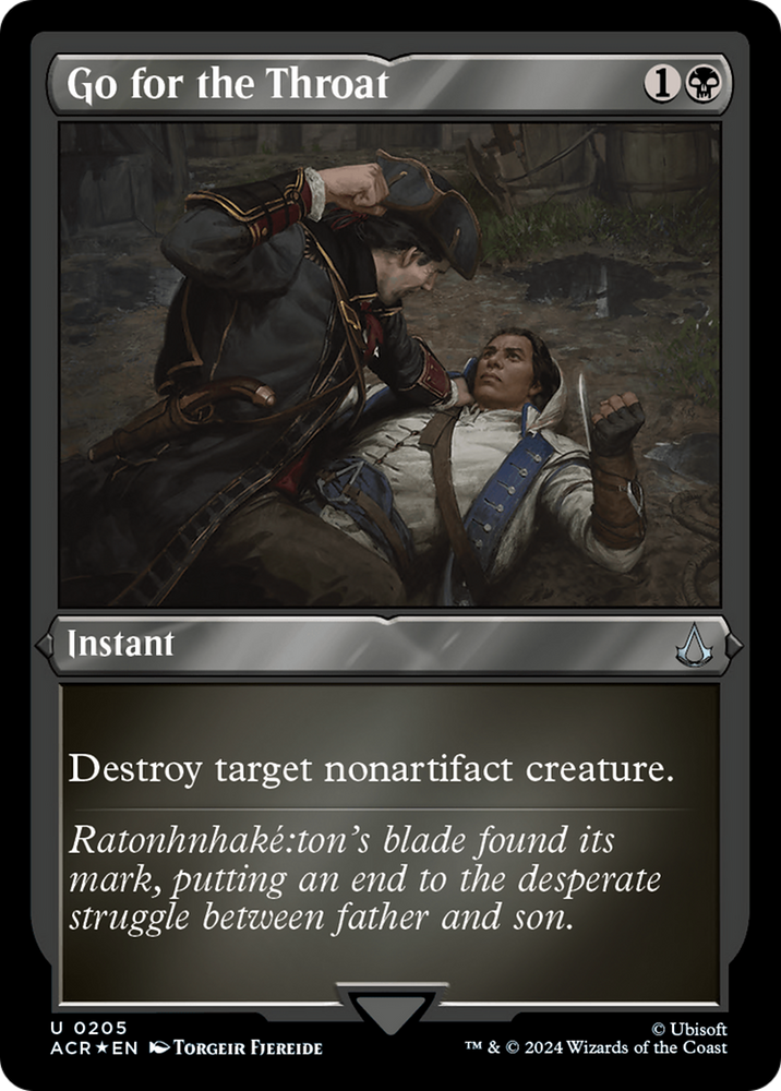 Go for the Throat (ACR-205) - Assassin's Creed Etched Foil