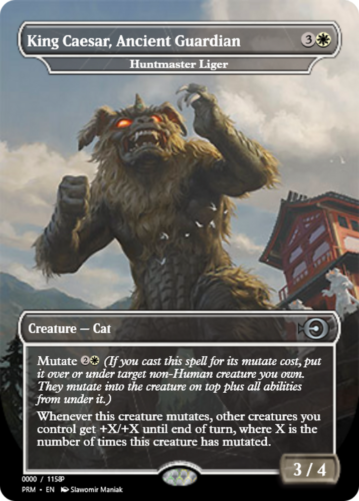 Huntmaster Liger (PRM-80927) - Magic Online Promos / King Caesar, Ancient Guardian