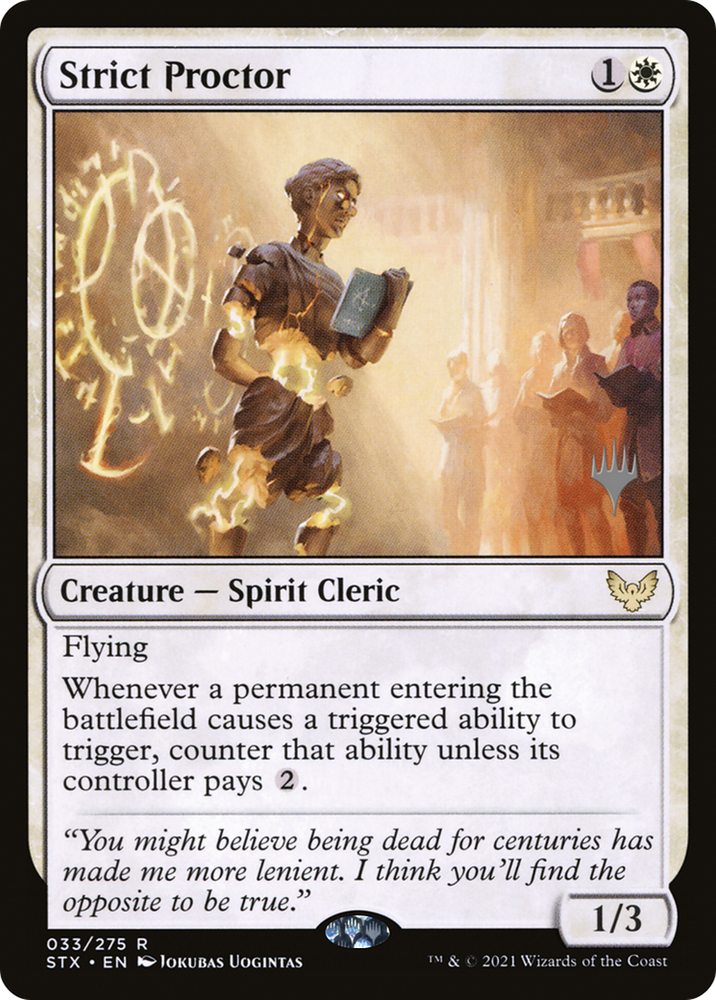 Strict Proctor (PPSTX-033) - Strixhaven: School of Mages Promos