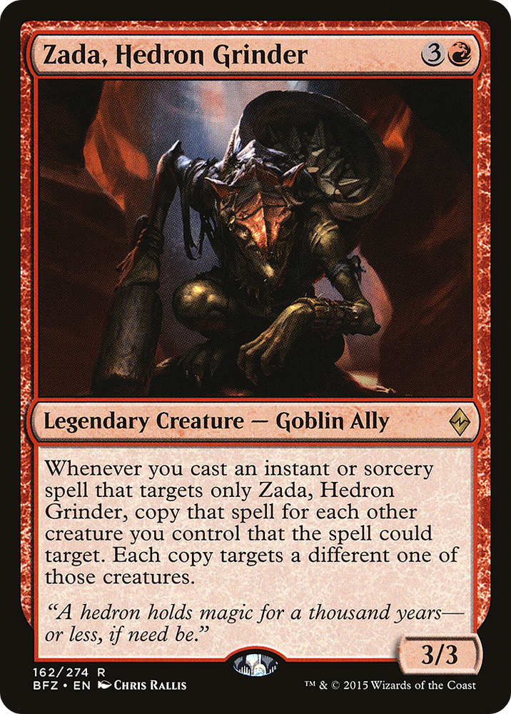 Zada, Hedron Grinder (BFZ-162) - Battle for Zendikar