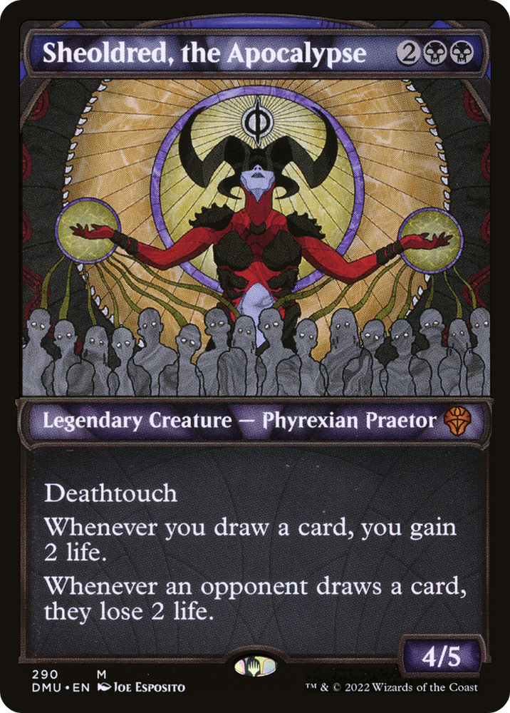 Sheoldred, the Apocalypse (Showcase) (DMU-290) - Dominaria United: (Showcase) Foil