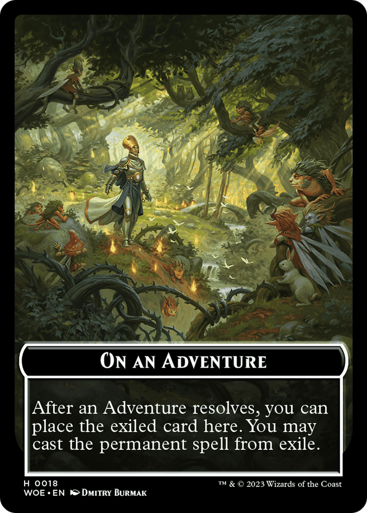 On an Adventure (TWOE-018) - Wilds of Eldraine Tokens