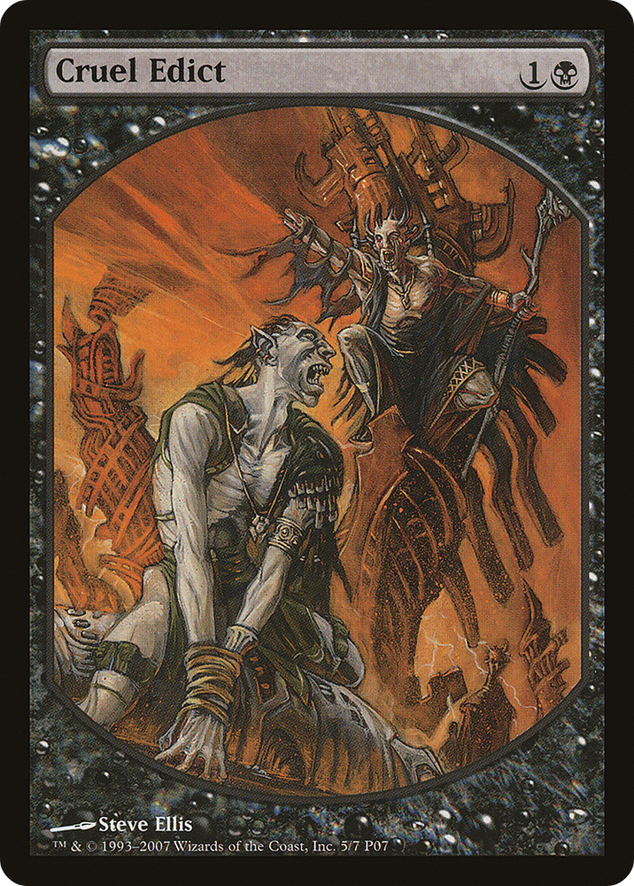 Cruel Edict (MPRP-005) - Magic Player Rewards 2007