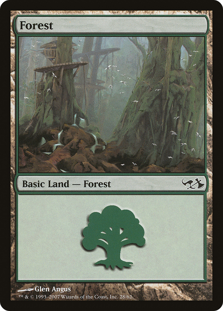 Forest (28) (EVG-028) - Duel Decks: Elves vs. Goblins