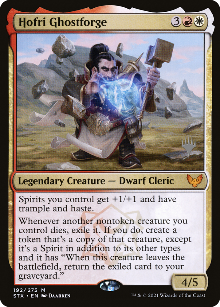 Hofri Ghostforge (PPSTX-192) - Strixhaven: School of Mages Promos
