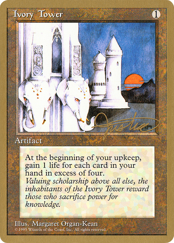 Ivory Tower - 1996 Mark Justice (4ED) (WCD-MJ328) - Pro Tour Collector Set