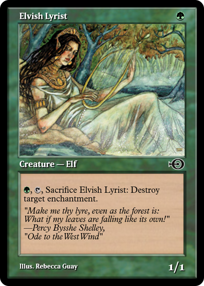Elvish Lyrist (PRM-36118) - Magic Online Promos Foil