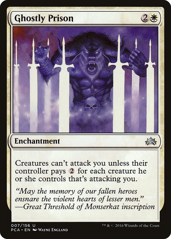 Ghostly Prison (PCA-007) - Planechase Anthology