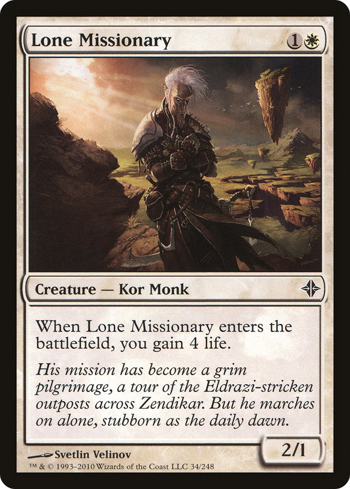 Lone Missionary (ROE-034) - Rise of the Eldrazi