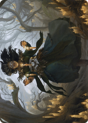 Candlegrove Witch // Candlegrove Witch (AMID-015) - Midnight Hunt Art Series (Borderless)