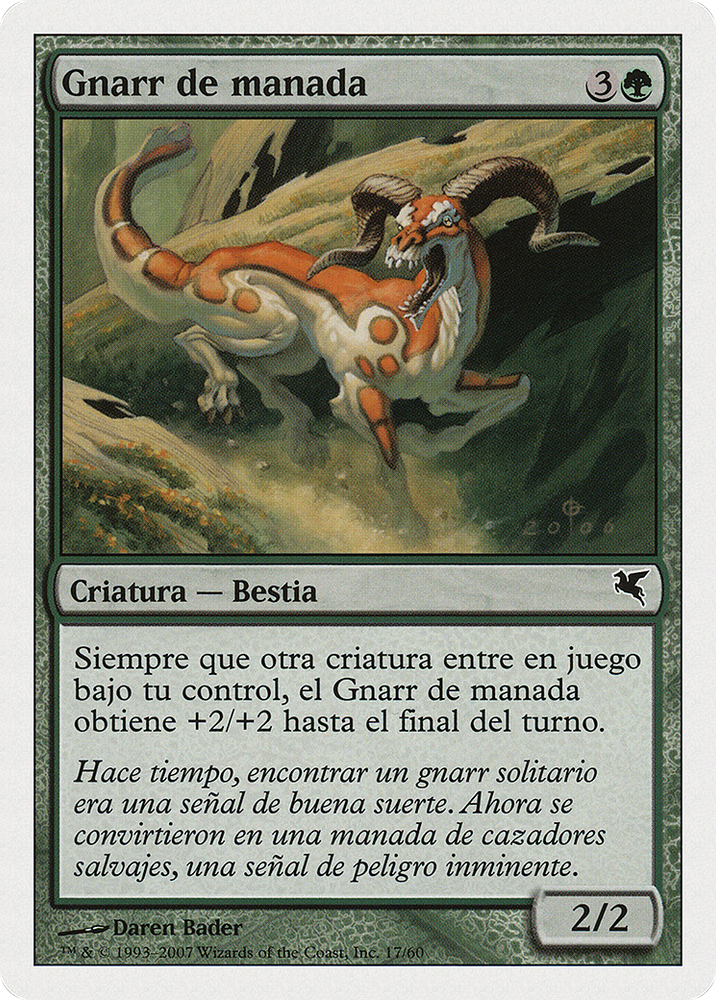 Herd Gnarr (Spanish) - "Gnarr de manada" (PSAL-J17) - Salvat 2005