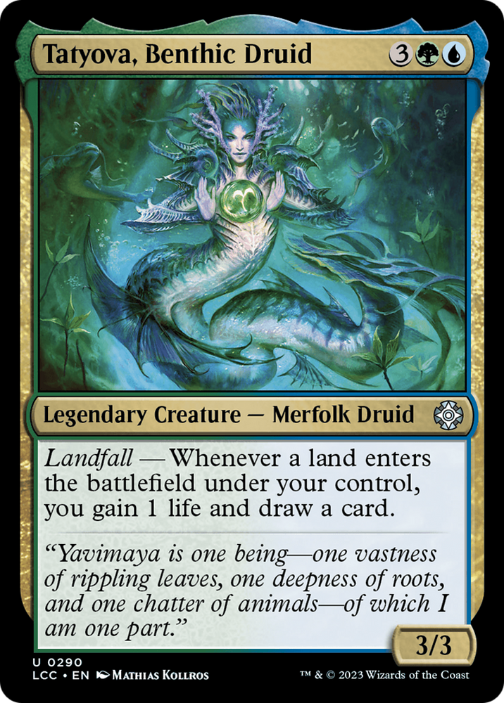 Tatyova, Benthic Druid (LCC-290) - The Lost Caverns of Ixalan Commander