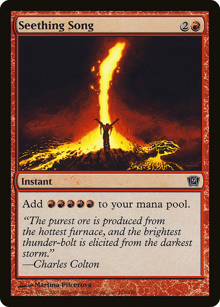 Seething Song (9ED-216★) - Ninth Edition Foil