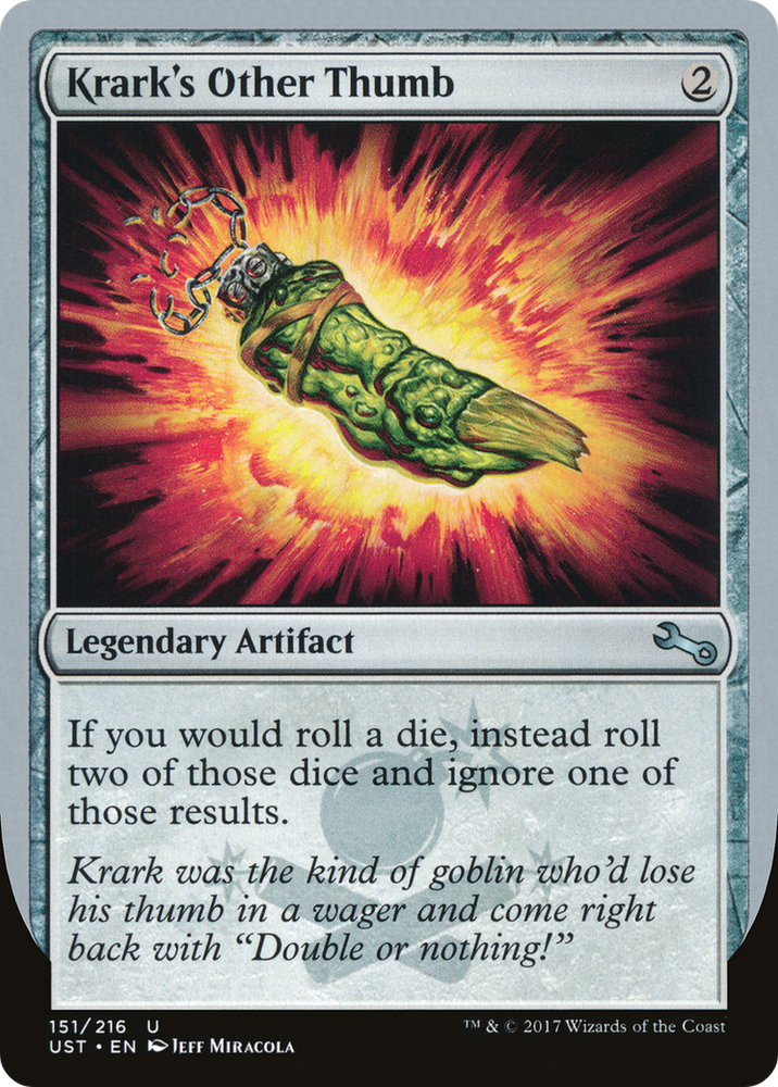 Krark's Other Thumb (UST-151) - Unstable Foil
