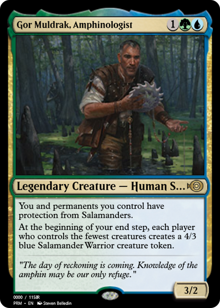 Gor Muldrak, Amphinologist (PRM-86272) - Magic Online Promos Foil