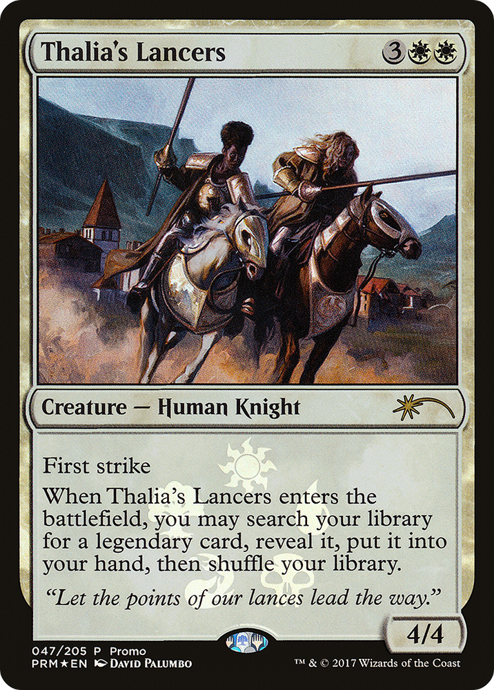 Thalia's Lancers (MEDIA-047) - Eldritch Moon Promos Foil