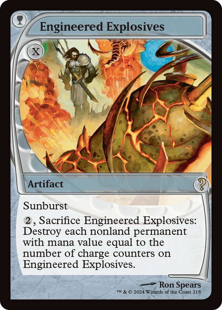 Engineered Explosives (MB2-218) - Mystery Booster 2