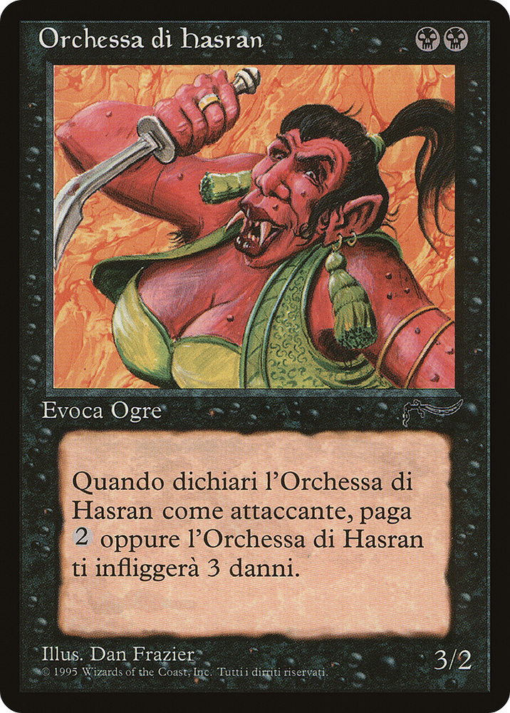 Hasran Ogress (Italian) - "Orchessa di hasran" (REN-053) - Rinascimento